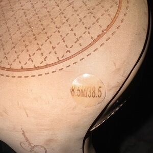 Designer Beige Heels - Size 8.5M